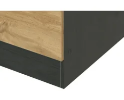 Held Möbel Spülenschrank inkl Spüle Sorrento BxTxH 100 x 60 x 86 cm eiche hell matt zerlegt Anschlag reversibel 476.6282