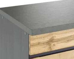 Held Möbel Spülenschrank inkl Spüle PISA BxTxH 120 x 60 x 86 cm wildeiche matt zerlegt Anschlag reversibel 667.6310