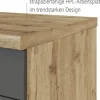 Held Möbel Spülenschrank inkl Spüle Florenz BxTxH 120 x 60 x 82 cm grau matt zerlegt Anschlag reversibel 667.6293