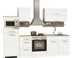 Held Möbel Spülenschrank Mailand BxTxH 100 x 60 x 85 cm weiß hochglanz zerlegt 476.6210