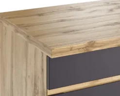 Held Möbel Unterschrank mit Schublade und Drehtür PISA BxTxH 180 x 60 x 86 cm grau matt zerlegt Anschlag reversibel 467.1.6311