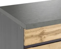 Held Möbel Unterschrank mit Schublade und Drehtür PISA BxTxH 180 x 60 x 86 cm wildeiche matt zerlegt Anschlag reversibel 467.1.6310