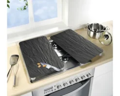 Herdabdeckplatten Universal Schiefer 2er Set