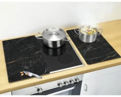 Herdabdeckplatten Wenko Glas schwarz Marmor 53873100