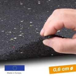 Hinrichs Antirutschmatte - 60x60x0,6 cm Antivibrationsmatte für Waschmaschinen
