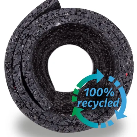 Hinrichs Antirutschmatte - 60x60x0,6 cm Antivibrationsmatte für Waschmaschinen
