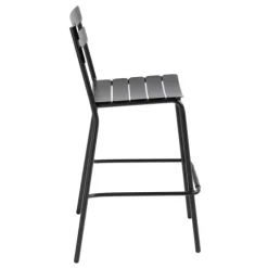 Hochstuhl für die Terrasse 56 x 56 x 110 cm - Oviala