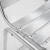 Hoher Aluminiumhocker Soho 62 x 45 x 100 cm - Oviala