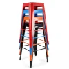 Hoher industrieller Metallhocker 43 x 43 x 76 cm - Oviala