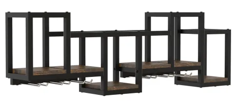 Holz Wandregal Gewürze Gläser Regal Küche Kolari M