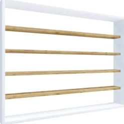 Holz Wandregal Gewürzregal Regal Küche Esaldi L