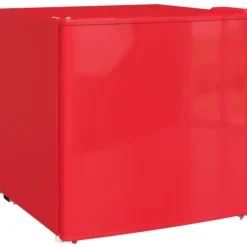 HOMCOM Mini-Gefrierschrank 35 L Gefrierbox elektrisch freistehend 45 W Mini Gefriertruhe Minikühlschrank 41dB -14 bis -24℃ 5-stufige Temperaturregelung 47 x 44,2 x 48,8 cm Rot