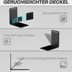 HOMCOM Mülleimer 20 L Treteimer mit Softclose-Deckel und Pedal Abfalleimerinkl. Inneneimer Abfallsammler, Edelstahl für Bad, Schlaf- oder Wohnzimmer, Weiß, 21,5 x 37,2 x 57 cm