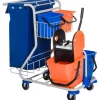 HOMCOM Putzwagen, 93 x 80 x 97 cm, PP, Blau