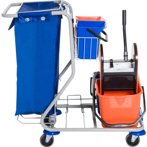 HOMCOM Putzwagen, 93 x 80 x 97 cm, PP, Blau