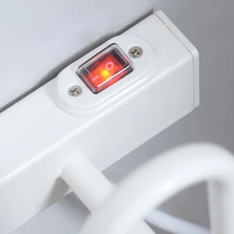 HOMCOM Schuhtrockner Elektrisch Schuhheizung Schuhwärmer Wandmontage Stiefeltrockner Trockengestell Schuh Trocknungsgerät für Schuhe, Socken, Handschuhe, Skischuhe