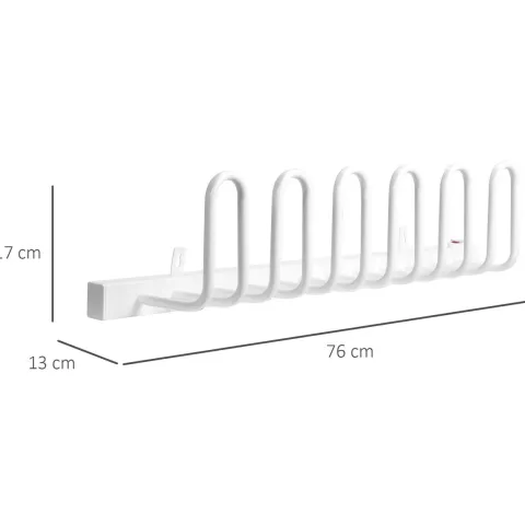 HOMCOM Schuhtrockner Elektrisch Schuhheizung Schuhwärmer Wandmontage Stiefeltrockner Trockengestell Schuh Trocknungsgerät für Schuhe, Socken, Handschuhe, Skischuhe