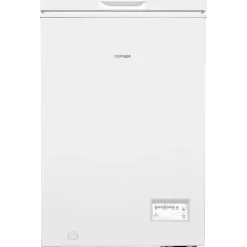 homeX FT1020-W Gefriertruhe 98 L Nutzinhalt Super-Frost-Funktion 4-Sterne-Gefrierraum inkl. Ablagekorb