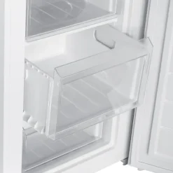 homeX Gefrierschrank Tiefkühlschrank klein 87L Nutzinhalt 4-Sterne Gefrieren kompakt und freistehend leise weiß
