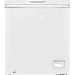 homeX Gefriertruhe Tiefkühltruhe klein 142L Nutzinhalt 4-Sterne Gefrieren Kühltruhe mit Super-Frost-Funktion weiß