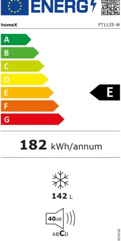 homeX Gefriertruhe Tiefkühltruhe klein 142L Nutzinhalt 4-Sterne Gefrieren Kühltruhe mit Super-Frost-Funktion weiß