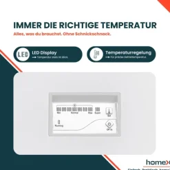 homeX Gefriertruhe Tiefkühltruhe klein 142L Nutzinhalt 4-Sterne Gefrieren Kühltruhe mit Super-Frost-Funktion weiß