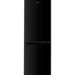 homeX Kühlschrank mit Gefrierfach Kühl-Gefrierkombination freistehend 173 Liter Nutzinhalt 40 dB CFS1110-B schwarz