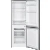 homeX Kühlschrank mit Gefrierfach Kühl-Gefrierkombination freistehend 173 Liter Nutzinhalt 40 dB CFS1110-S silber