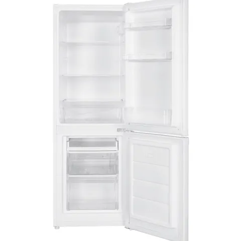 homeX Kühlschrank mit Gefrierfach Kühl-Gefrierkombination freistehend 173 Liter Nutzinhalt 40 dB CFS1110-W weiß