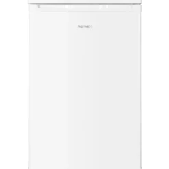 homeX Kühlschrank mit Gefrierfach klein Mini Kühl-Gefrierkombination 109 Liter freistehend 4-Sterne Gefrieren weiß