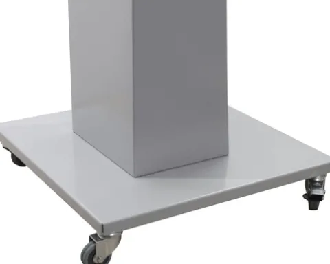 Hygienestation Desinfektionsständer Kompakt 140 cm inkl. 1 l Desinfektionsspender