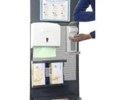 Hygienestation Premium Grundstand 156 cm inkl. Abfallbehälter