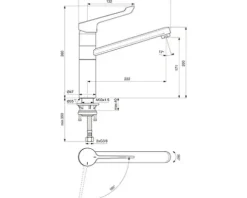 Ideal Standard Küchenarmatur CERAFLEX chrom BC137AA