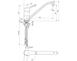 Ideal Standard Küchenarmatur CERAFIT chrom BC134AA