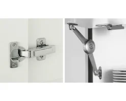 IMPULS Küchenzeile mit Geräten ZANOTTI 340 cm grafit matt vormontiert Variante links IP315-IKC1340LR-K830-F157-A653-G960