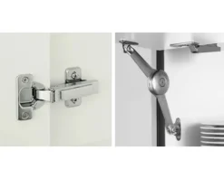 IMPULS Küchenzeile mit Geräten PESCE 320 cm space grey matt vormontiert Variante rechts IP120-IKZ13203K-K890-F954-A688-G705
