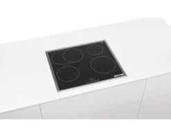 Induktionskochfeld mit Rahmen Bosch 58,3 x 51,3 cm 4 Kochzonen PIF64RBB5E