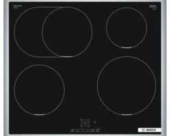 Induktionskochfeld mit Rahmen Bosch 58,3 x 51,3 cm 4 Kochzonen PIF645BB5E