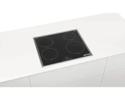 Induktionskochfeld mit Rahmen Bosch 58,3 x 51,3 cm 4 Kochzonen PIE645BB5E