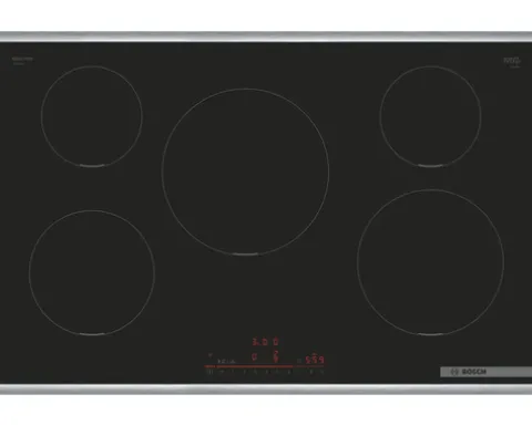 Induktionskochfeld mit Rahmen Bosch 80,2 x 52,3 cm 5 Kochzonen PIV845HB1E