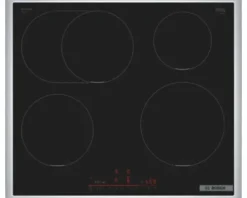 Induktionskochfeld mit Rahmen Bosch 58,3 x 51,3 cm 4 Kochzonen PIF645HB1E