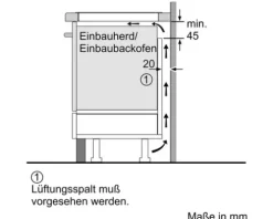 Induktionskochfeld mit Rahmen Bosch 58,3 x 51,3 cm 4 Kochzonen NVQ645CB6E