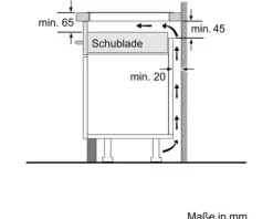 Induktionskochfeld mit Rahmen Bosch 80,2 x 51,3 cm 4 Kochzonen PXV845HC1E