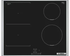 Induktionskochfeld mit Rahmen Bosch 583 x 513 mm 3 Induktionskochzonen, NVS645CB6E