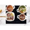 Induktionskochfeld Rahmenlos Amica 780 x 522 mm 4 Kochzonen KMI 772 680 C