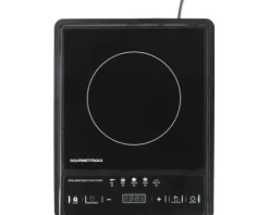 Induktionskochplatte GOURMETmaxx 28 x 35 cm 1 Kochplatte Single-Induktionskochfeld Digital-Display 1500W schwarz