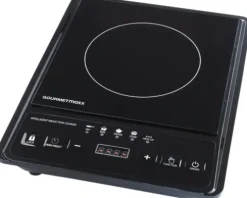 Induktionskochplatte GOURMETmaxx 28 x 35 cm 1 Kochplatte Single-Induktionskochfeld Digital-Display 1500W schwarz