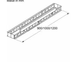 Installationsset Bosch für 80 cm breite Geräte DSZ8WW1Y2