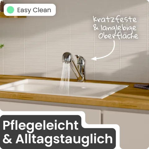 instmaier Küchenarmatur Elena | Ausziehbare Brause | Wasserhahn Küche mit 2 Funktionen | Spültischarmatur Chrom | 360° schwenkbar | mit Zentralverschraubung