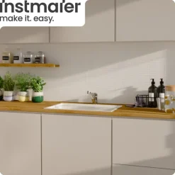 instmaier Niederdruck Küchenarmatur Vera | 360° schwenkbar | Wasserhahn Küche | Spültischarmatur Chrom | mit Zentralverschraubung